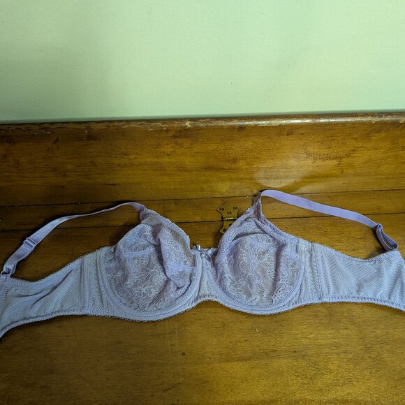Wacoal Women’s Retro Chic Full Figure Underwire Lavender Purple 38C Bra 855186 - Picture 2 of 8